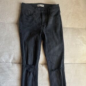 Madewell Charcoal Denim Jeans